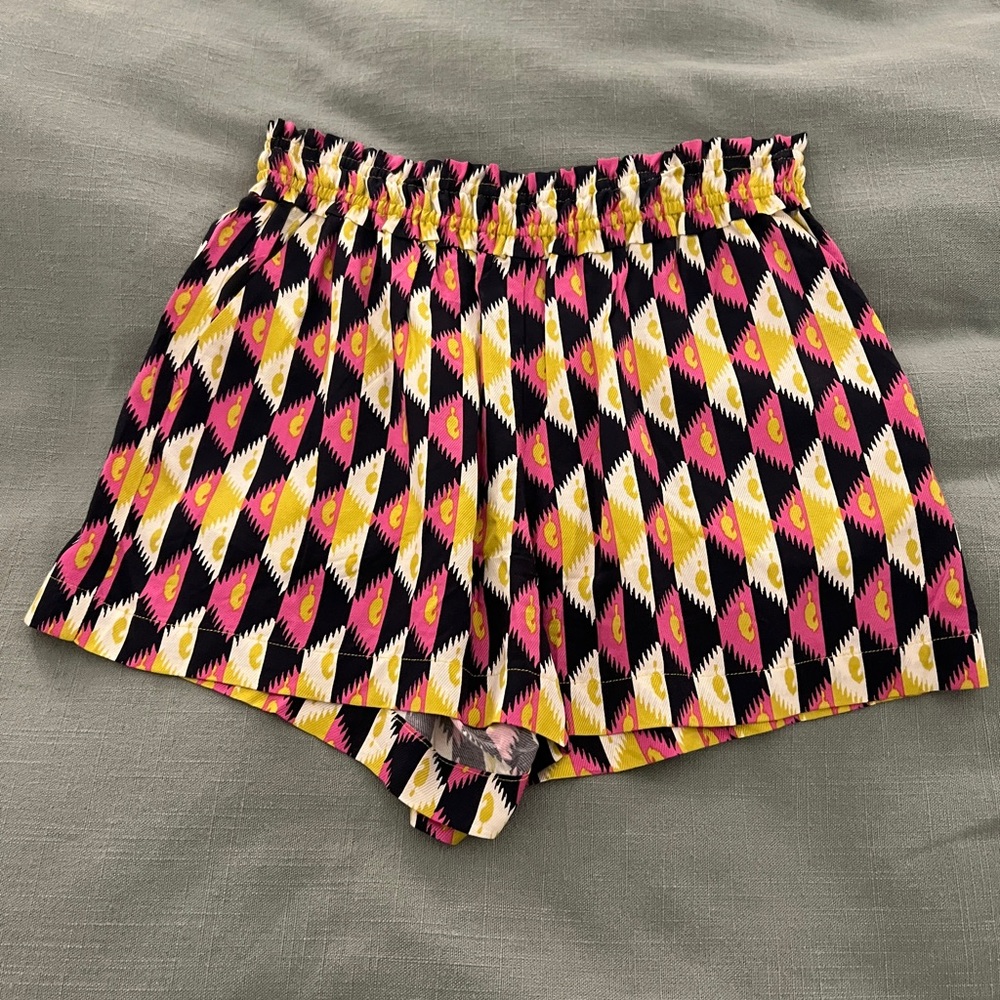 Anthropologie silky cotton shorts.